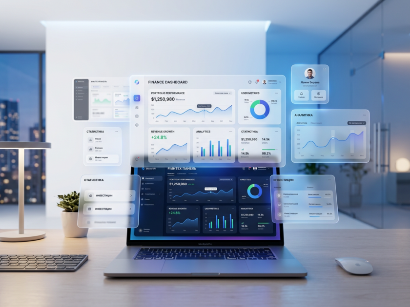 Modern futuristic fintech 1200x896 px